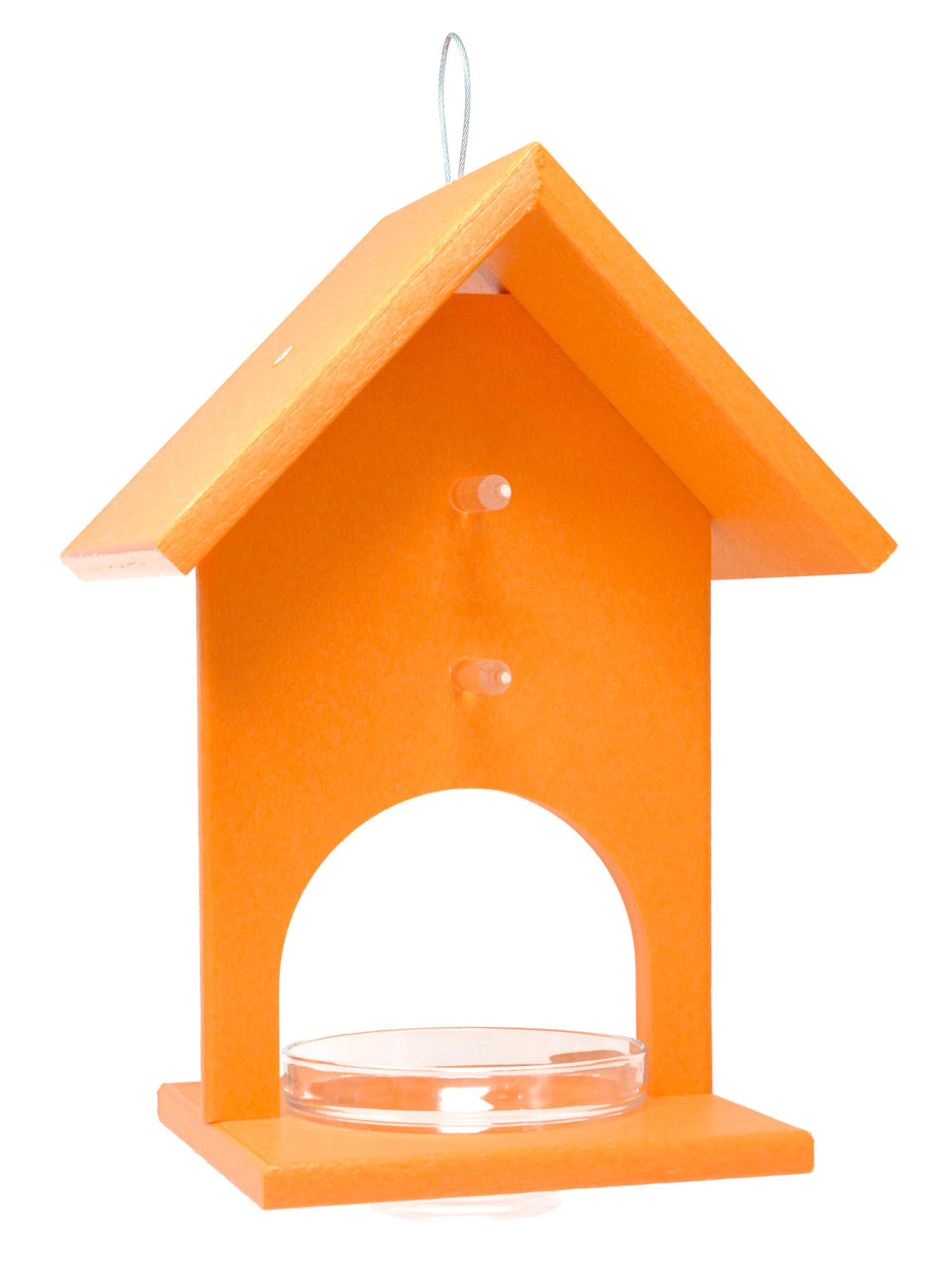 Songbird Essentials SERUBFJF feeder hanging in bright orange to attract Orioles