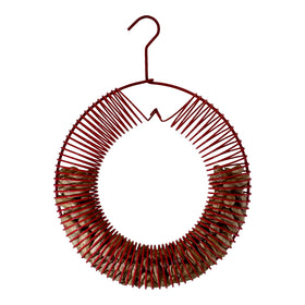 Songbird Essentials wreath feeder closeup with unsalted peanuts for birds and squirrels