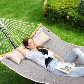 SONGMICS hammock 78-7-inch-length provides a spacious lounging area