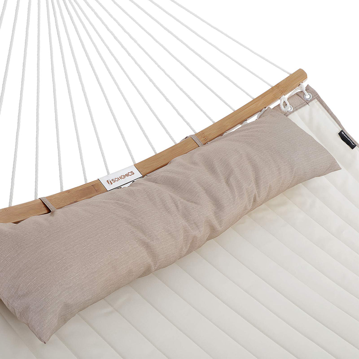 SONGMICS two-person capacity ideal for garden, balcony, or patio.