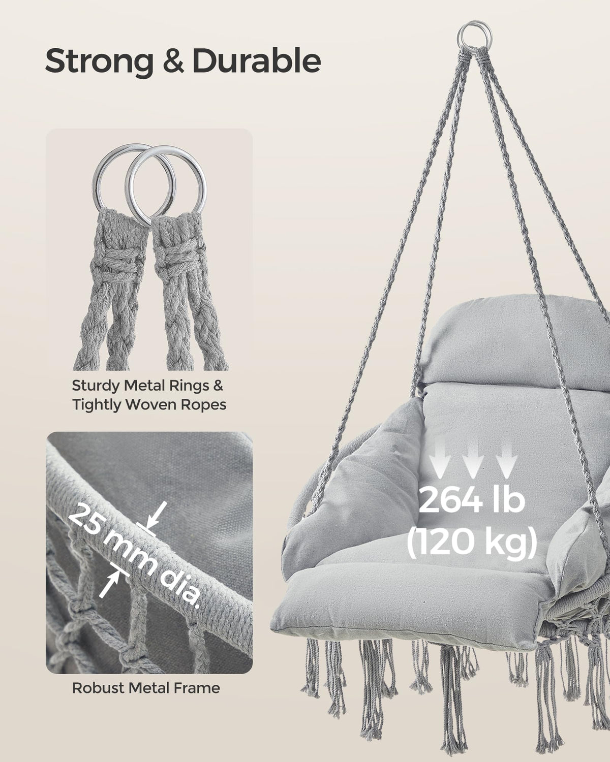 Songmics versatile hanging setup options for custom spaces