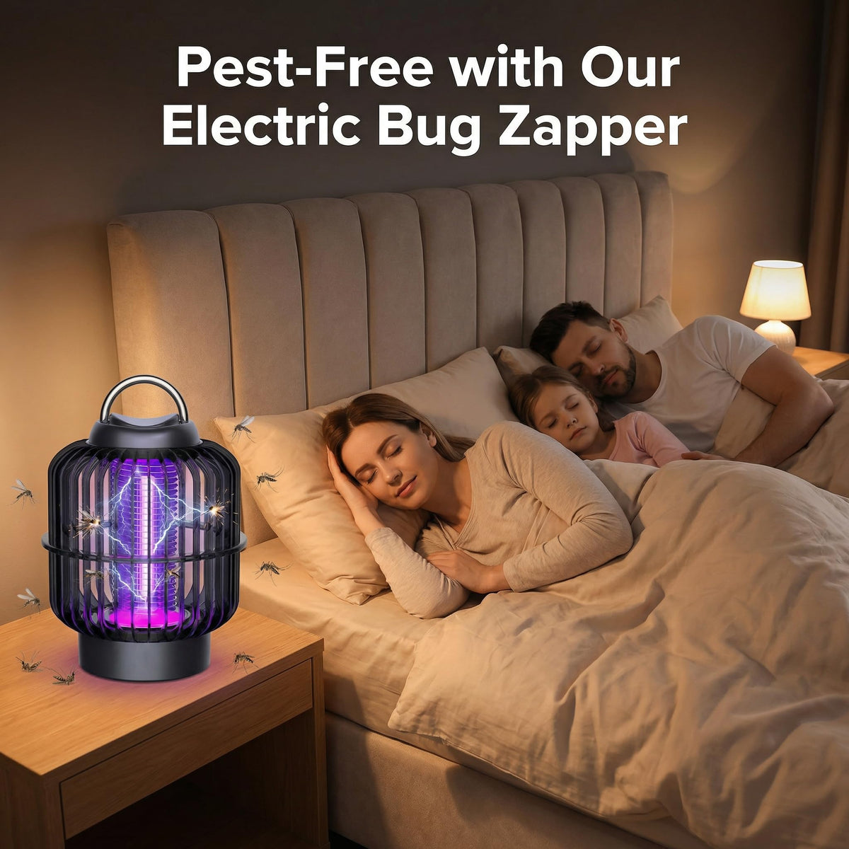 SonicPulse bug zapper 2200v-electric-grid for instant zapping and reliable pest control.