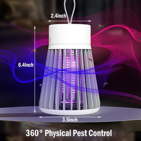 SonicPulse portable mosquito trap powered by rechargeable battery for camping and patios.