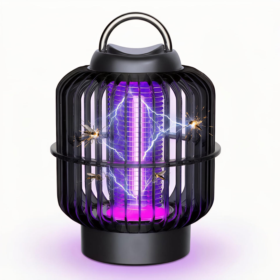SonicPulse rechargeable bug zapper compact-1200mah for cordless outdoor use and long battery life.