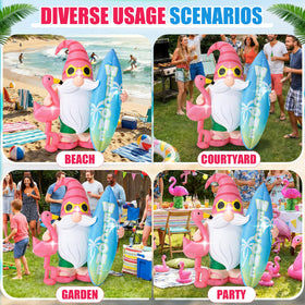 Sonwyoung 47-inch gnome suitable for garden, patio, and poolside decor.