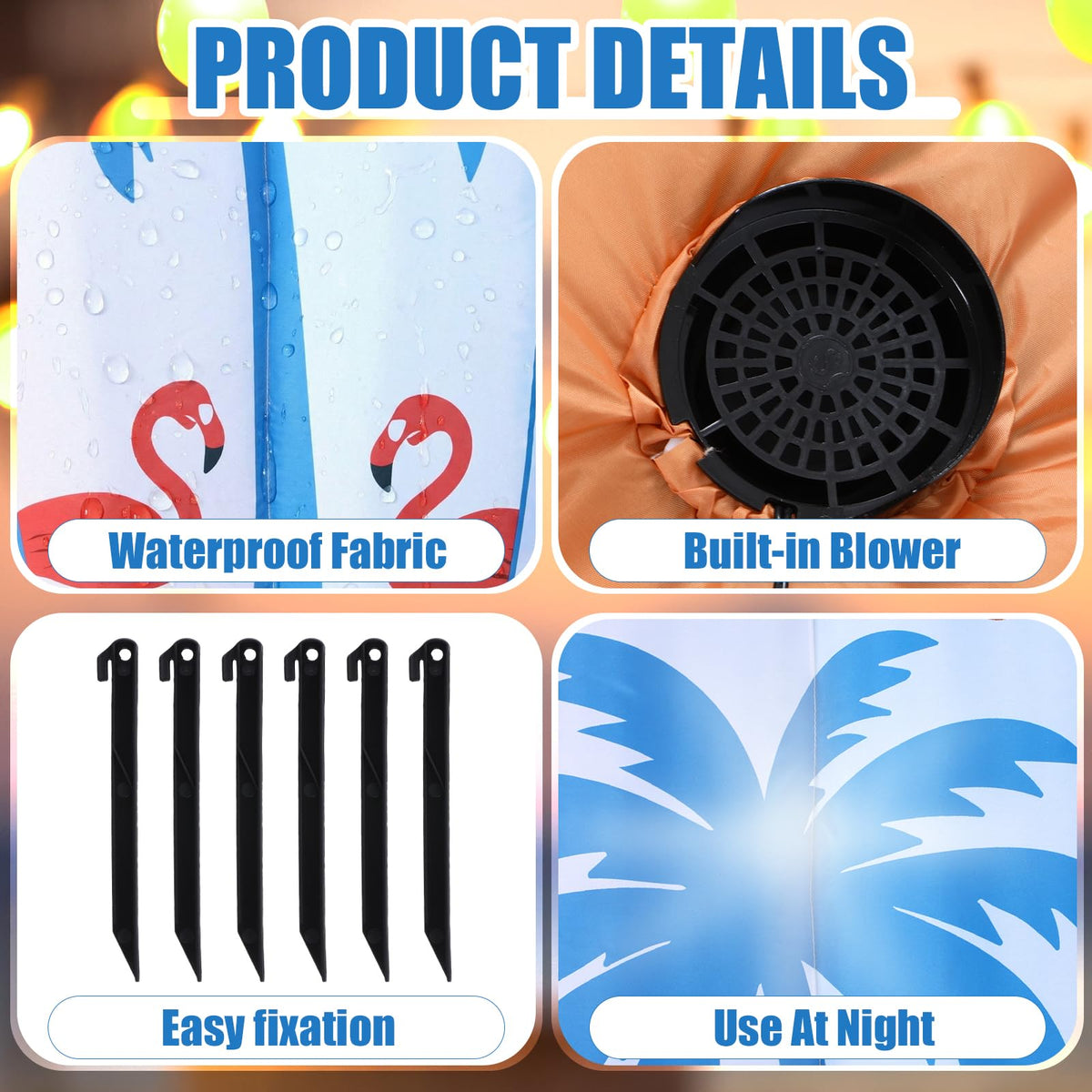 Sonwyoung inflatable surfboard with built-in blower enables quick setup.