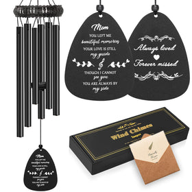 Soopau 30-inch memorial wind chime for everlasting remembrance and gentle outdoor decor.