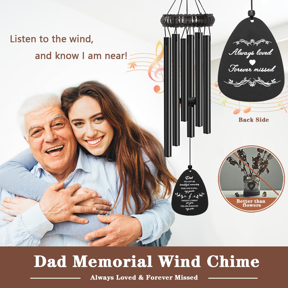 Soopau wind chime close-up tubes showing tuning and quality craftsmanship.