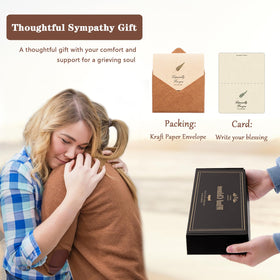 Soopau sympathy wind chimes bronze finish enhances memorial outdoor decor.