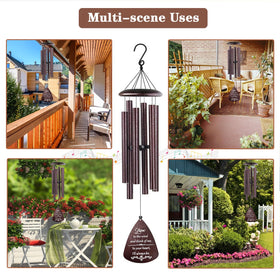Soopau sympathy wind chimes packaging presents a ready gift for bereavement.