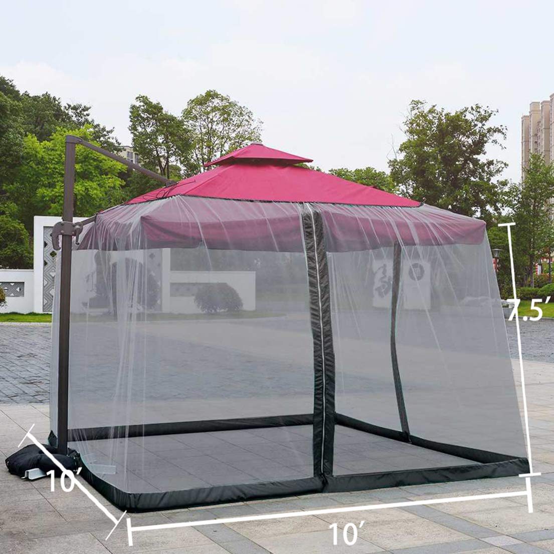 SOOSPE-MZ double-sided zipper for easy inside-outside entry.