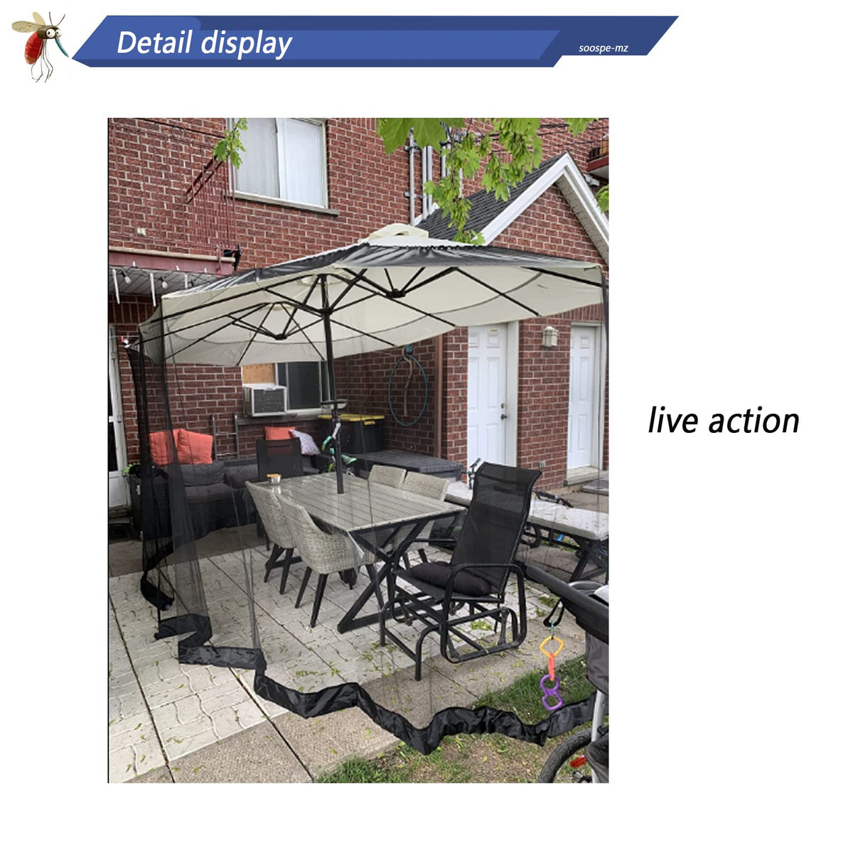 SOOSPE-MZ double-door setup enables easy access and airflow.