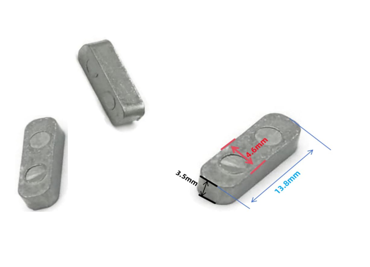Sootim flywheel key close-up showing compatibility markings.