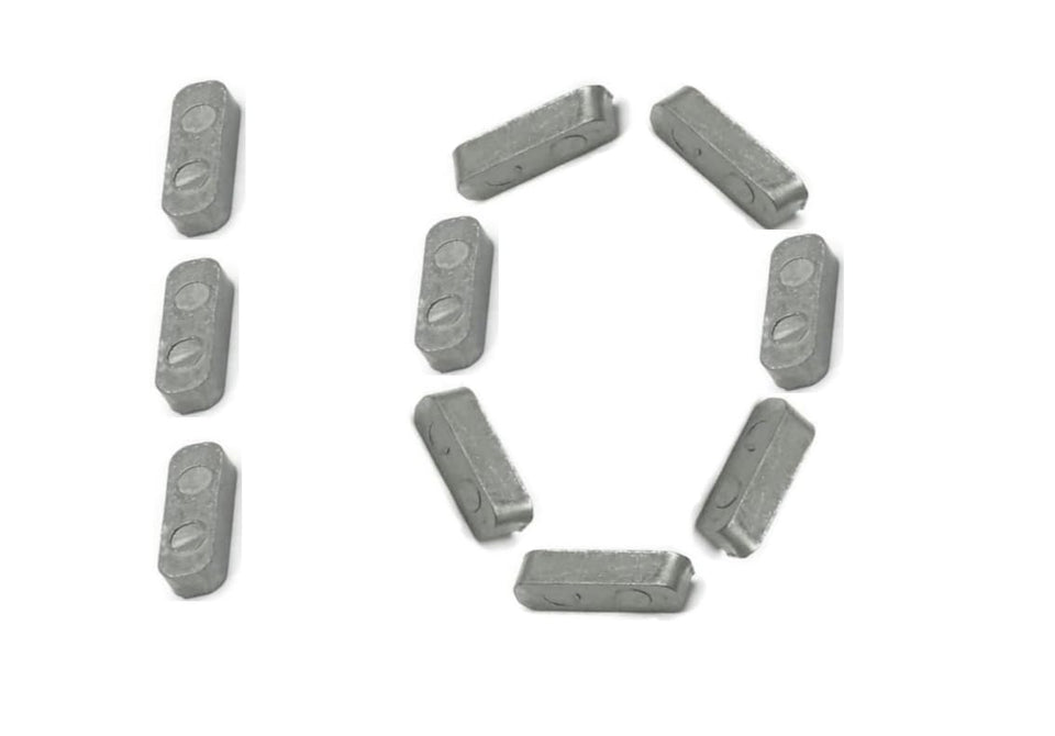Sootim replacement flywheel key 10-pack for Br/St models, quick mower maintenance.