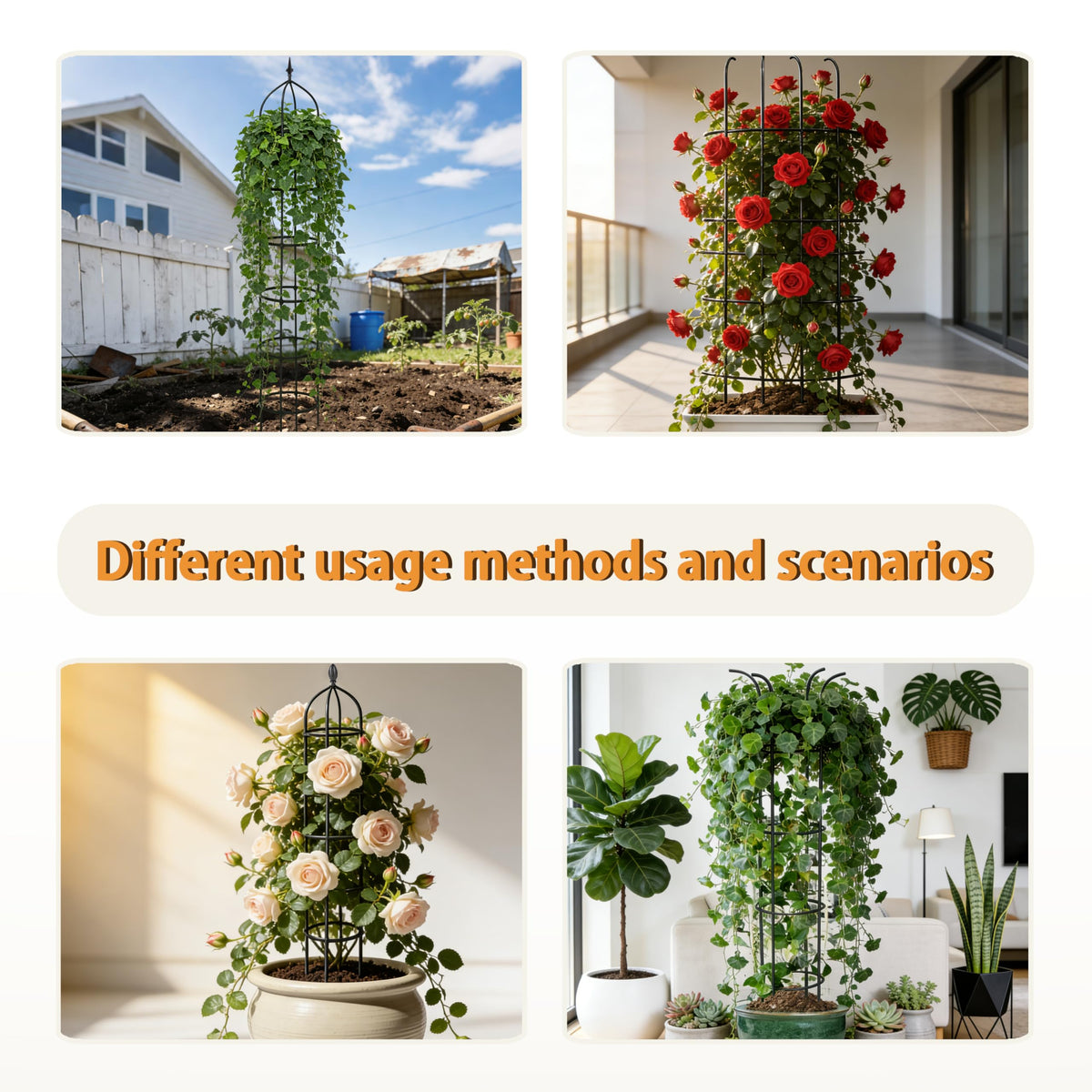 SORANGEUN vertical design saves space in small yards