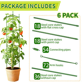SORANGEUN Heavy-duty steel tubes deliver durable garden support.