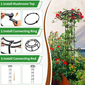 SORANGEUN tool-free-assembly simplifies trellis setup without tools