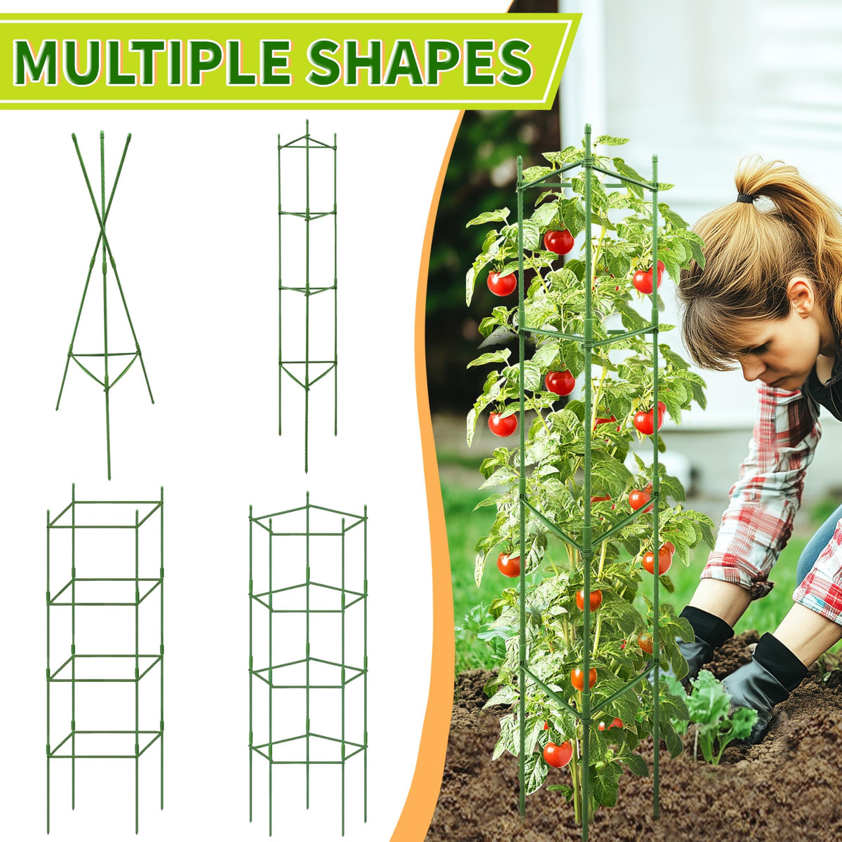 SORANGEUN Triangular frame offers 360-degree stability against wind.