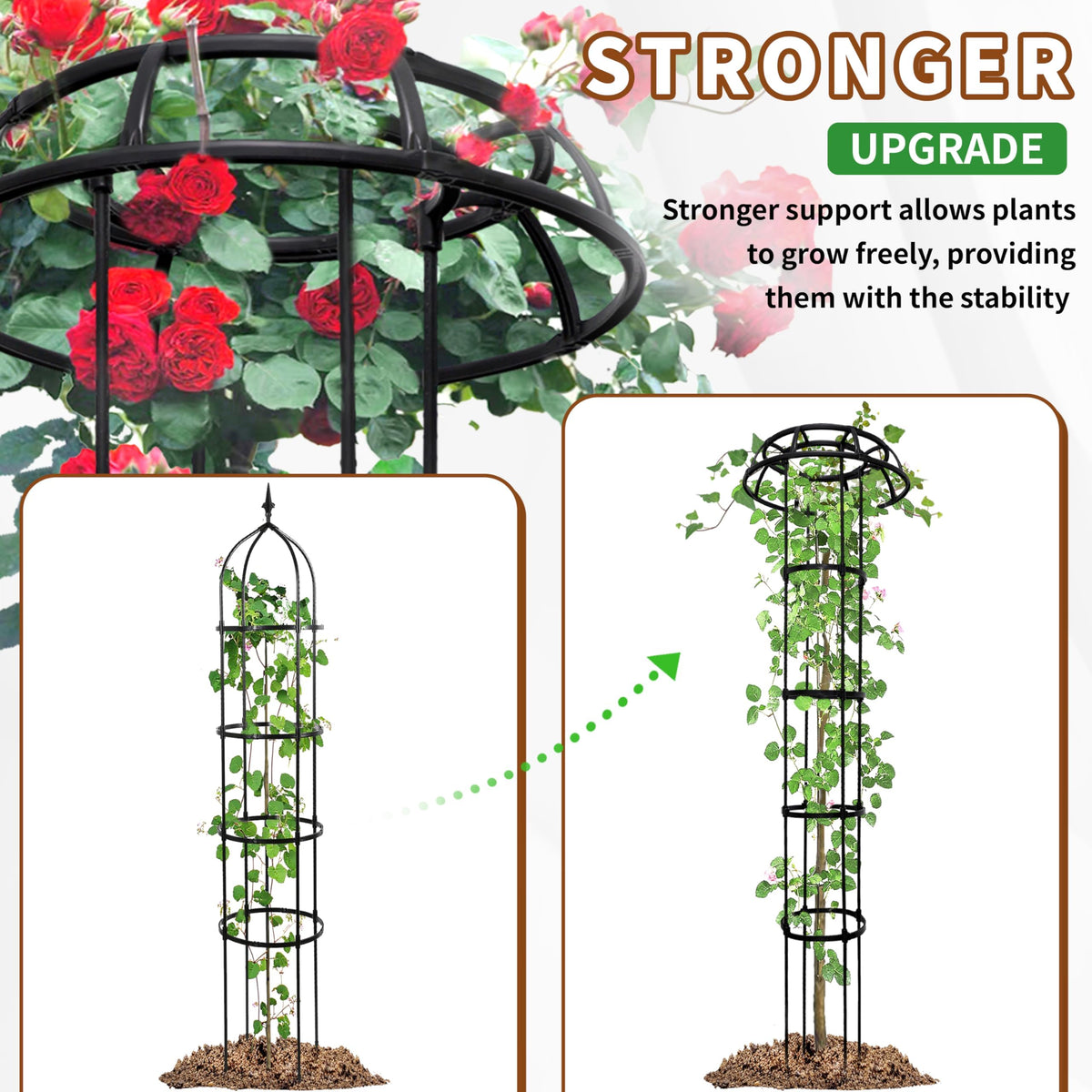 SORANGEUN umbrella-head adds decorative charm to garden displays