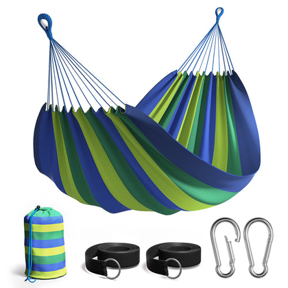 Sorbus Brazilian Double Hammock with extra-long bed for two outdoors