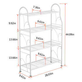 SORCEDAS easy-assembly plant rack saves space in living rooms and entryways.