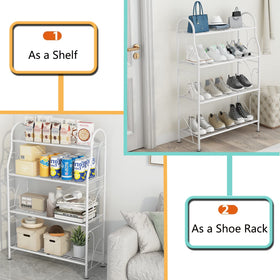 SORCEDAS outdoor indoor plant stand supports multi-purpose storage on balcony.