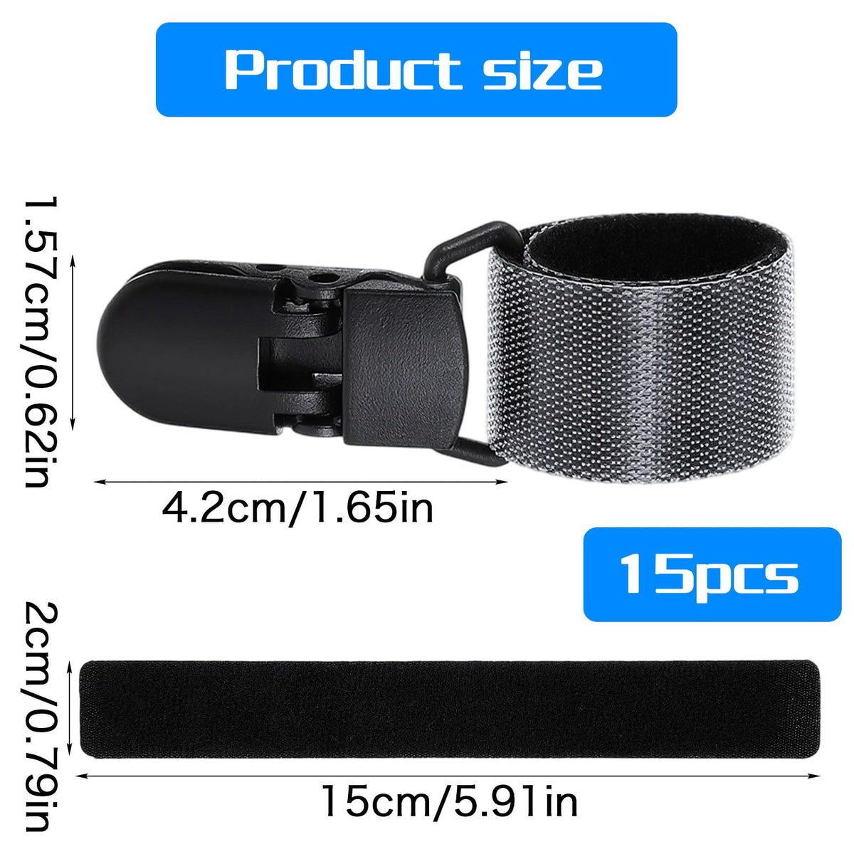 Sorcristy anti-wind flag clip on pole secures lightweight banners