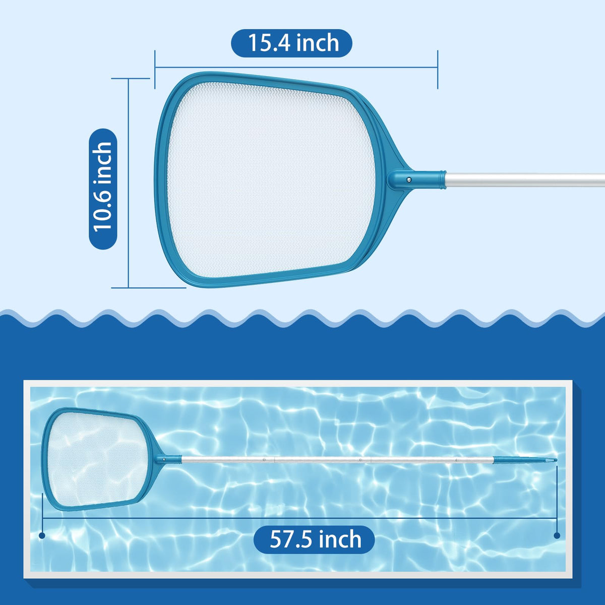 SORSWEET four aluminum poles extend for a sturdy, long-lasting assembly.
