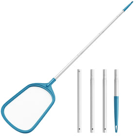 SORSWEET professional pool skimmer with 57.5 inch reach for fast debris cleanup.