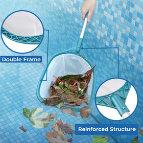 SORSWEET skimmer net pole attachment demonstrates secure connection for handling