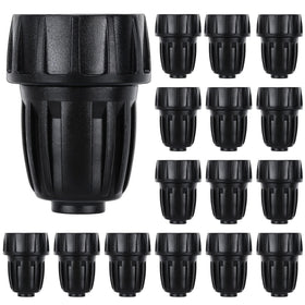 Sosation faucet adapter with barb connection for secure garden irrigation.