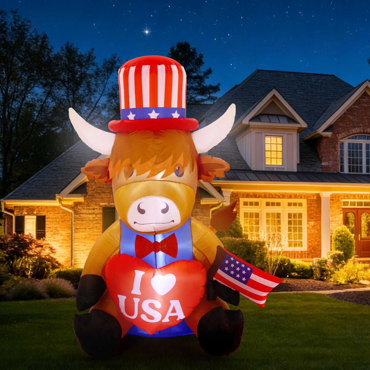 Sosation ideal for lawns, parades, storefronts during holidays.