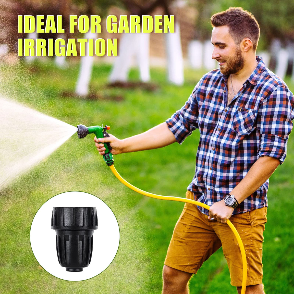 Sosation plastic irrigation fittings offer durable, reusable garden watering solutions.
