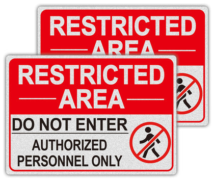 Soslina Do Not Enter sign, 7x10 inches, high visibility for restricted areas.