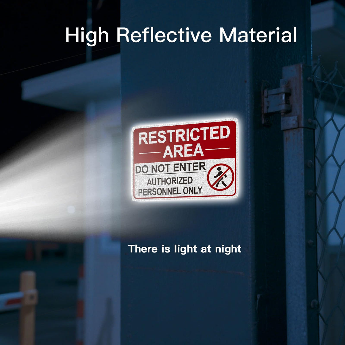 Soslina Indoor and outdoor use: waterproof and fade-resistant safety decals.