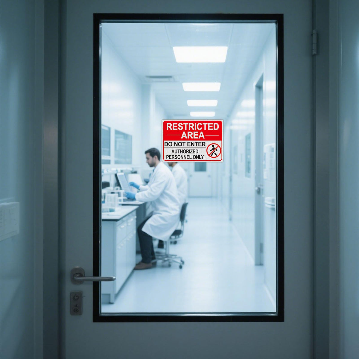 Soslina Reflective vinyl sign close-up, weatherproof and durable for harsh environments.