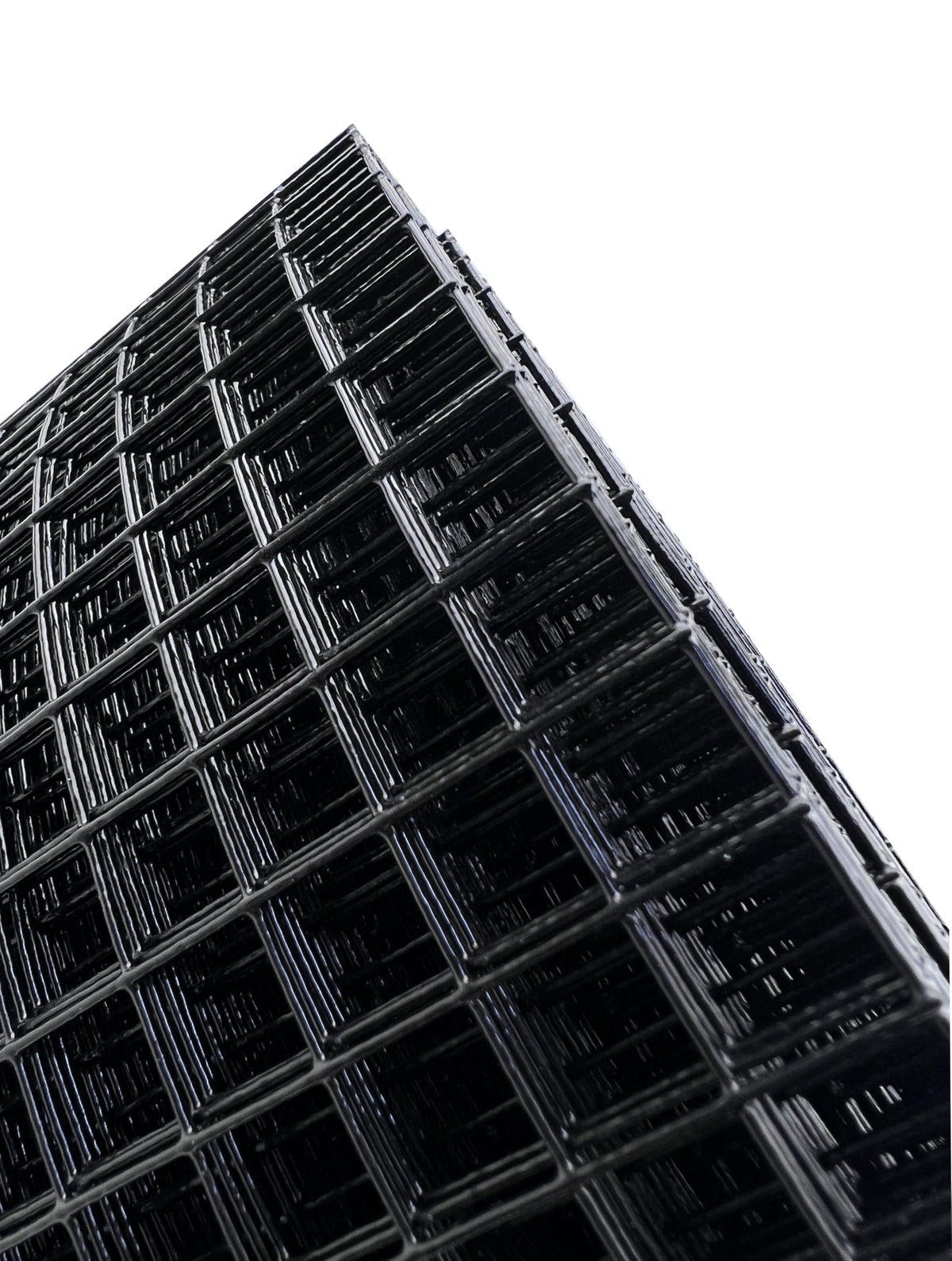 SOTEE black vinyl coated welded wire fence half-inch offers weather-resistant durability.