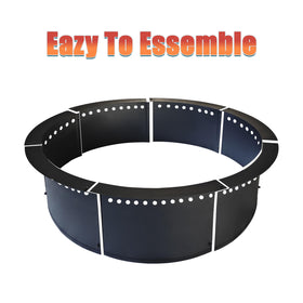 SoulMate DIY fire pit base option for brick or stone framing versatility
