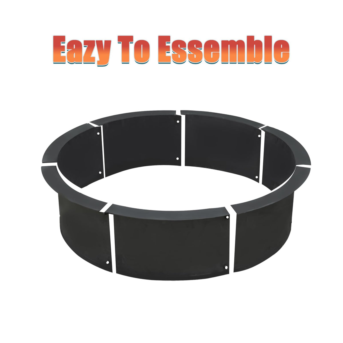 Soulmate DIY fire pit insert assembly enables quick project setup