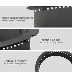 SoulMate durable heat-resistant steel for lasting outdoor warmth