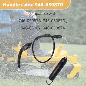 Sousery 946-05087D PTO cable installed on a mower, illustrating smooth engagement.