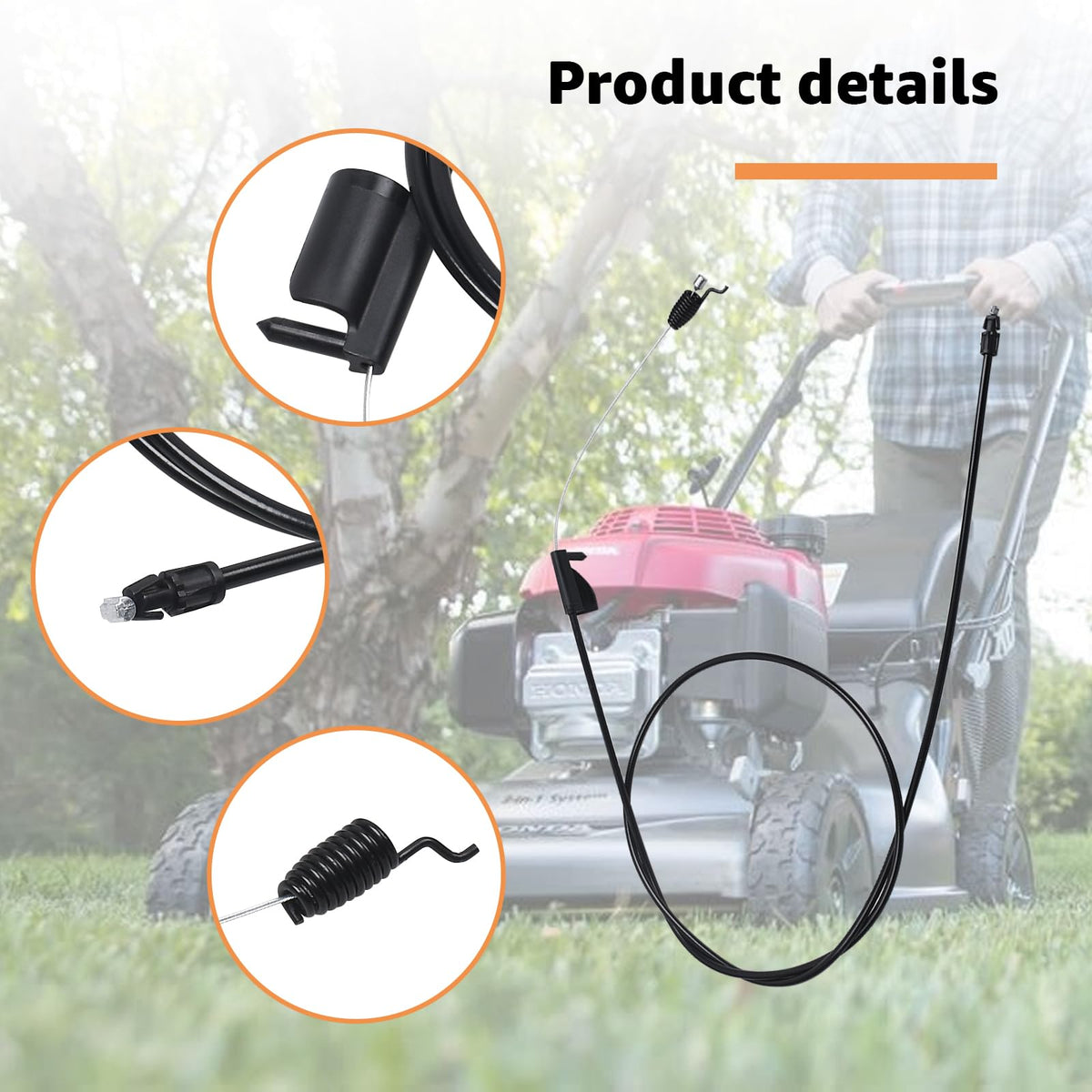Sousery speed control cable label emphasizing part number clarity