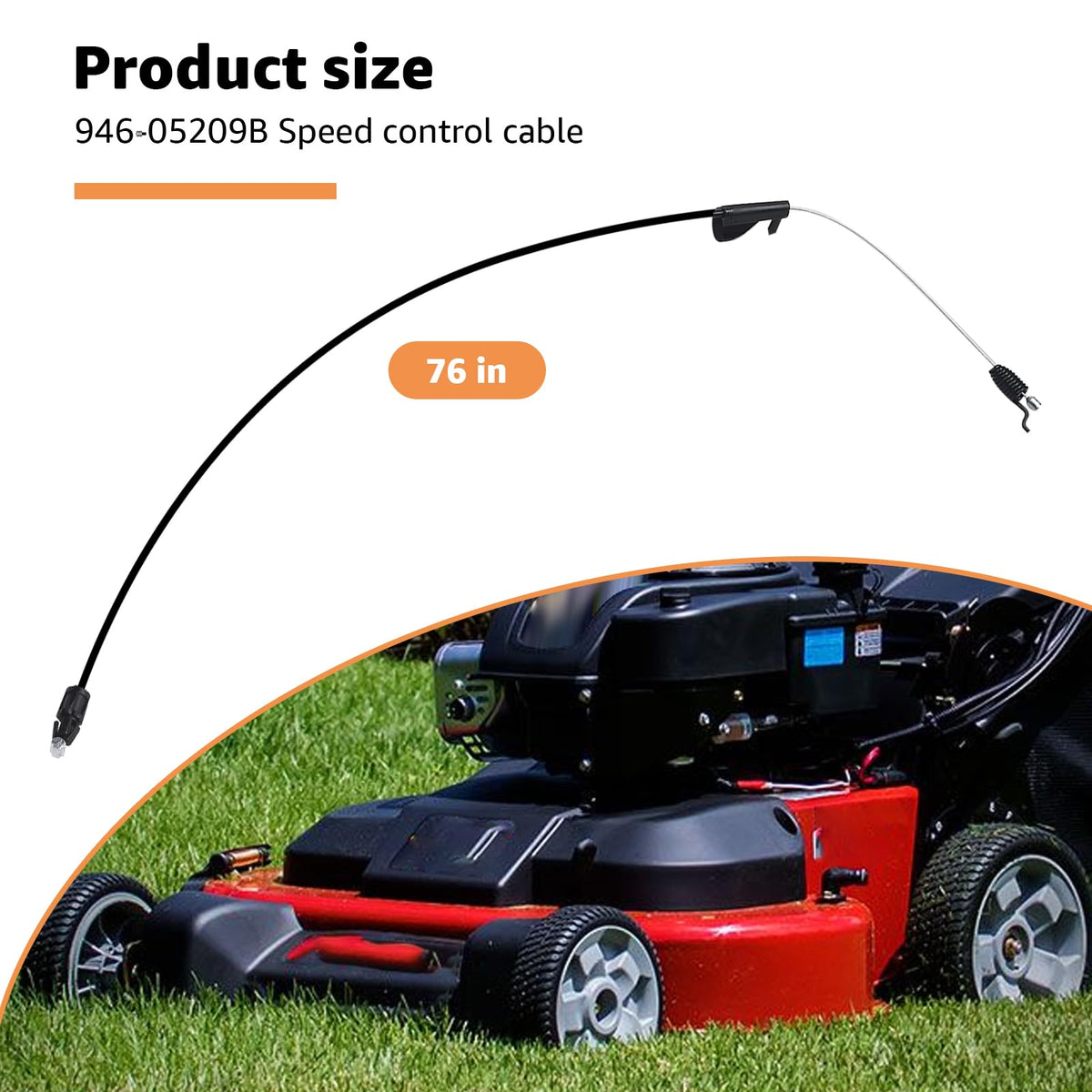 Sousery speed control cable packaging indicating ready replacement for Cub Cadet models