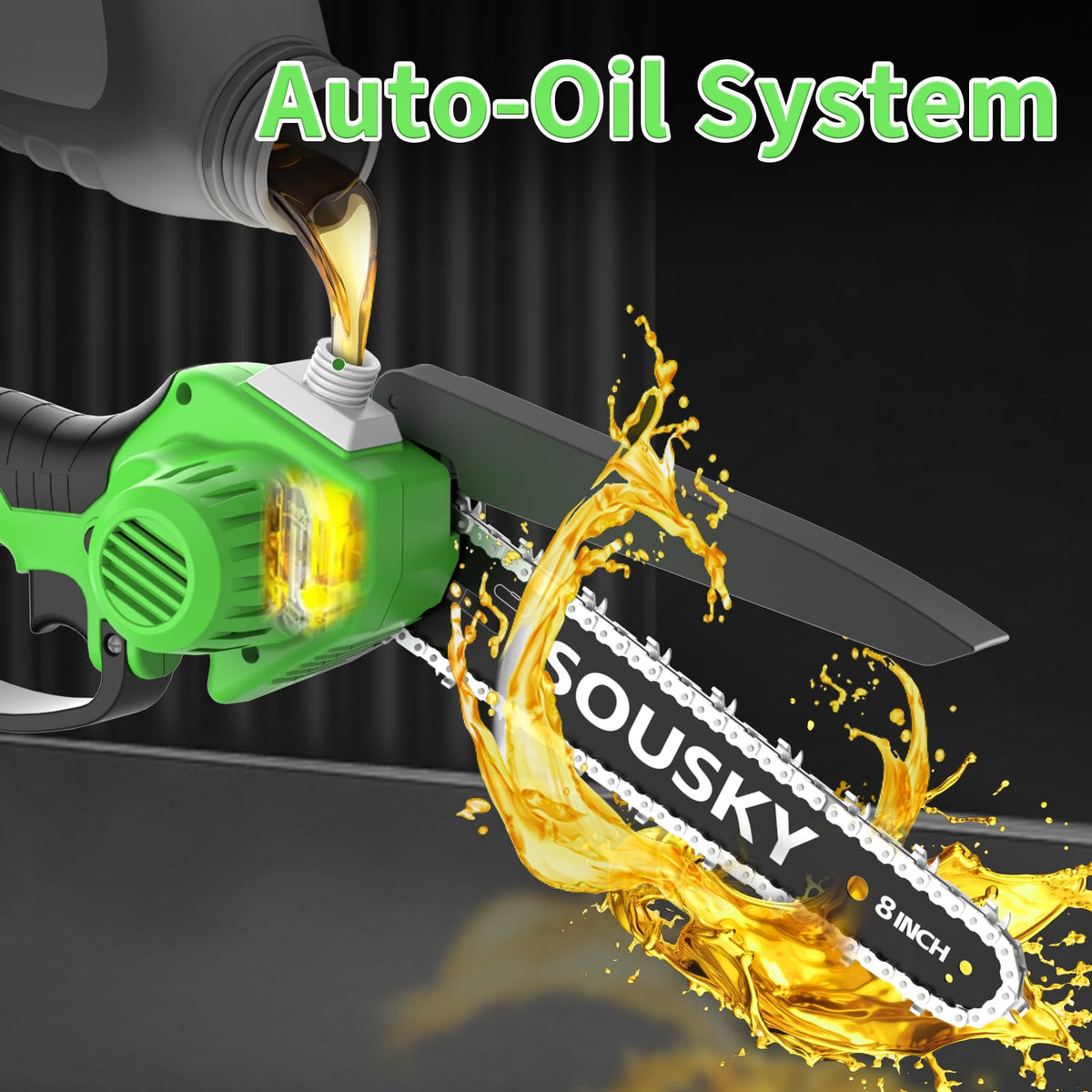 Safety lock button enhances control during operation