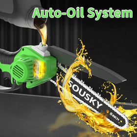 Safety lock button enhances control during operation