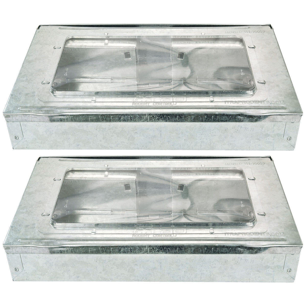 Southern Homewares Humane Mouse Trap 2-Pack with clear window for easy monitoring.