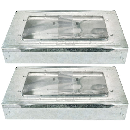 Southern Homewares Humane Mouse Trap 2-Pack with clear window for easy monitoring.