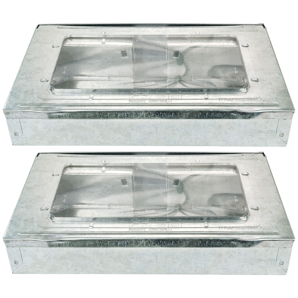 Southern Homewares Humane Mouse Trap 2-Pack with clear window for easy monitoring.
