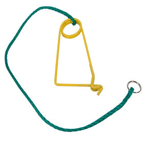 Southern Snares Body Grip Safety Pin with lanyard for easy attachment and retrieval.