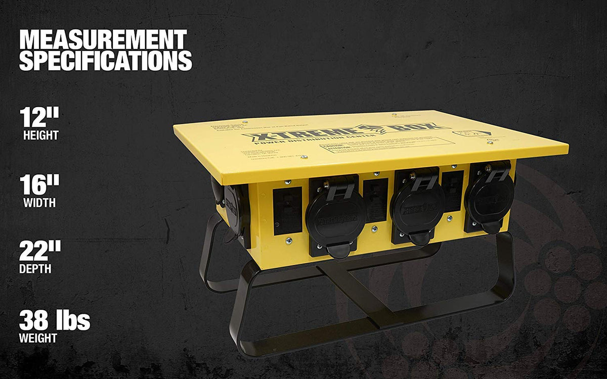 Southwire Power X-Treme Box is compatible with portable generators for versatile power.